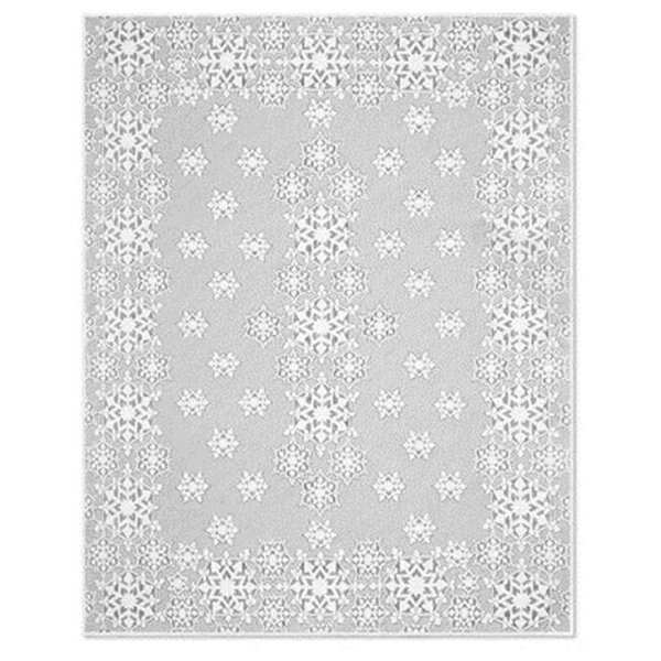 Heritage Lace Heritage Lace GL-7090WG 70 x 90 in. Glisten Tablecloth with Glitter GL-7090WG